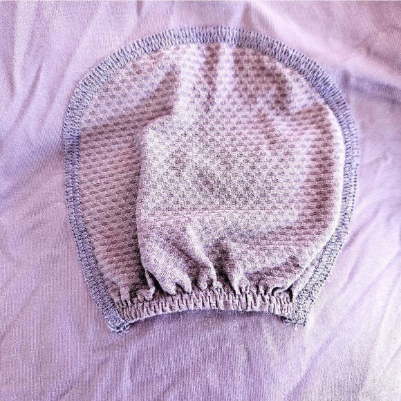 LIJA Energy Cropped Tennis Ball Pocket Purple Athletic UV Protection Leggings M - Picture 6 of 7